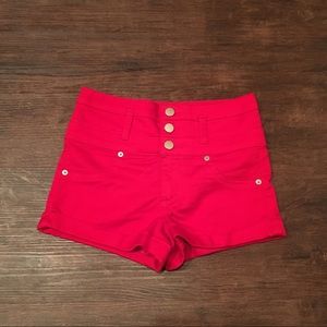 4 for $20✨ Red High waisted Jean Shorts